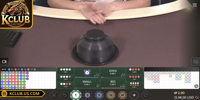 Công thức đánh xóc đĩa trên điện thoại KCLUB cần mức cược hợp lý