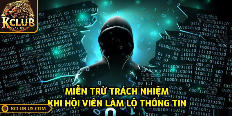 Cổng game miễn trừ trách nghiệm khi người dùng vi phạm