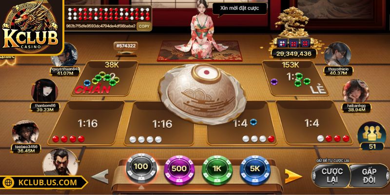 Xóc Đĩa Online KCLUB - Xóc Đĩa Trực Tuyến Chất Lượng 2 Phân định thắng thua game xóc đĩa online KCLUB